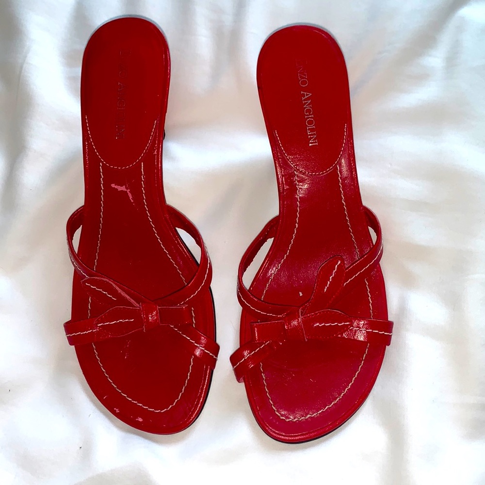 Red Heels with Bow